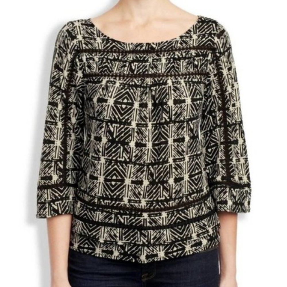 3/4 sleeve super soft Luck Brand top